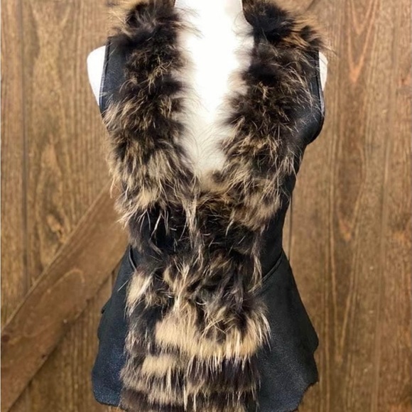 Women’s leather vest - Picture 3 of 3